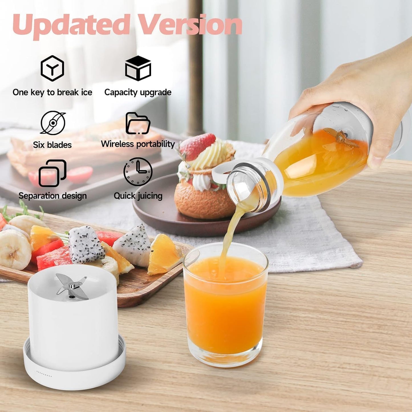 Travel Portable Electric Juice Blender