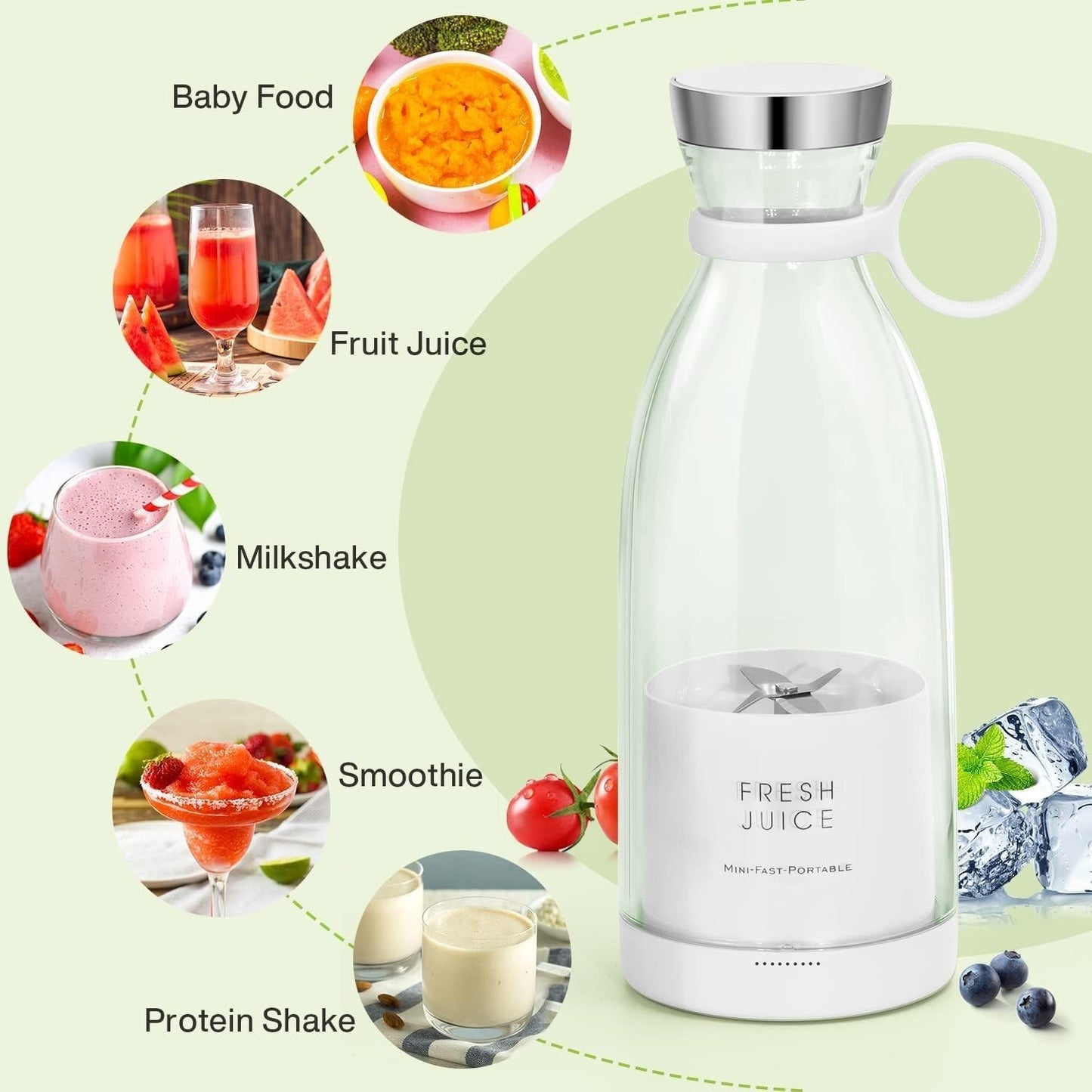 Travel Portable Electric Juice Blender