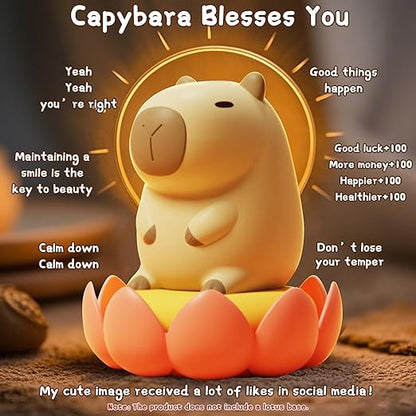 Cute Capybara Night Light